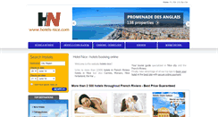 Desktop Screenshot of hotels-nice.com
